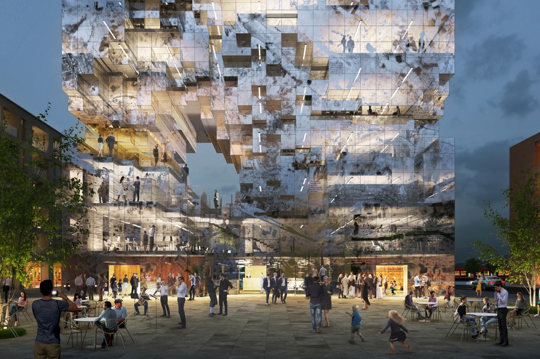 Toa nha "trong suot" nhu da tinh the doc dao anh 2