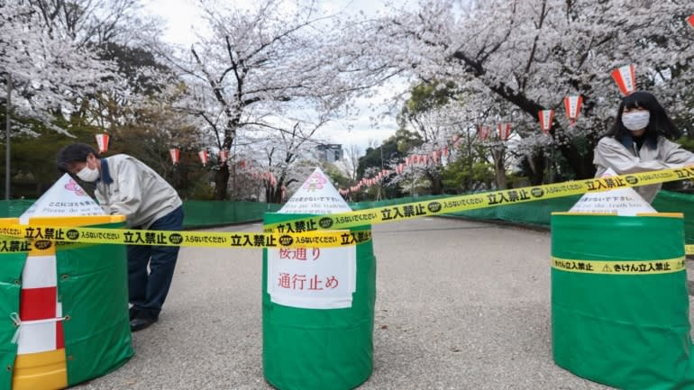 Cac sieu do thi Nhat Ban bat dau dong cua vao cuoi tuan hinh anh