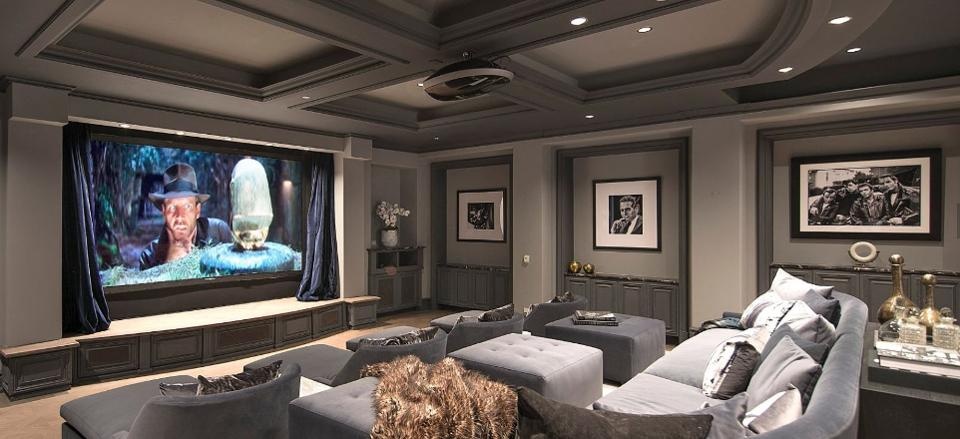 biet thu co rap hat tai gia o Los Angeles anh 1