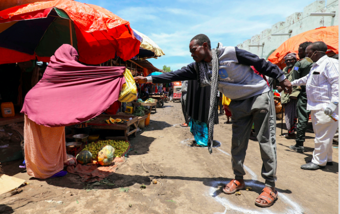 Cho,  hop cho,  Covid-19,  gian cach xa hoi anh 8