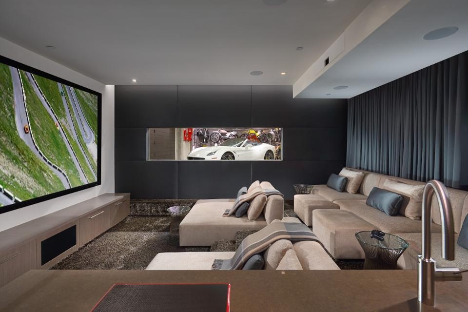 biet thu co rap hat tai gia o Los Angeles anh 4