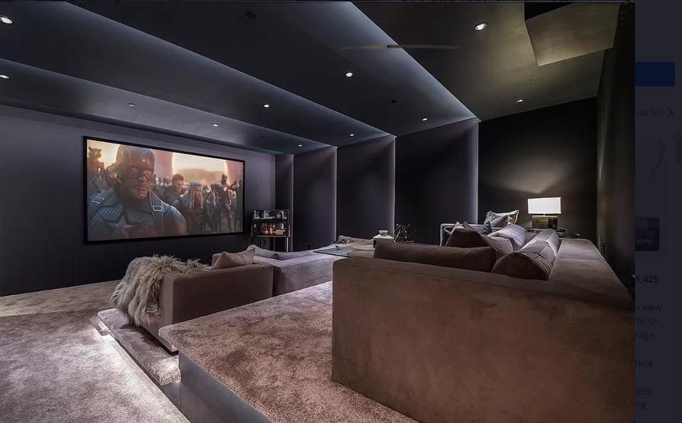 biet thu co rap hat tai gia o Los Angeles anh 6