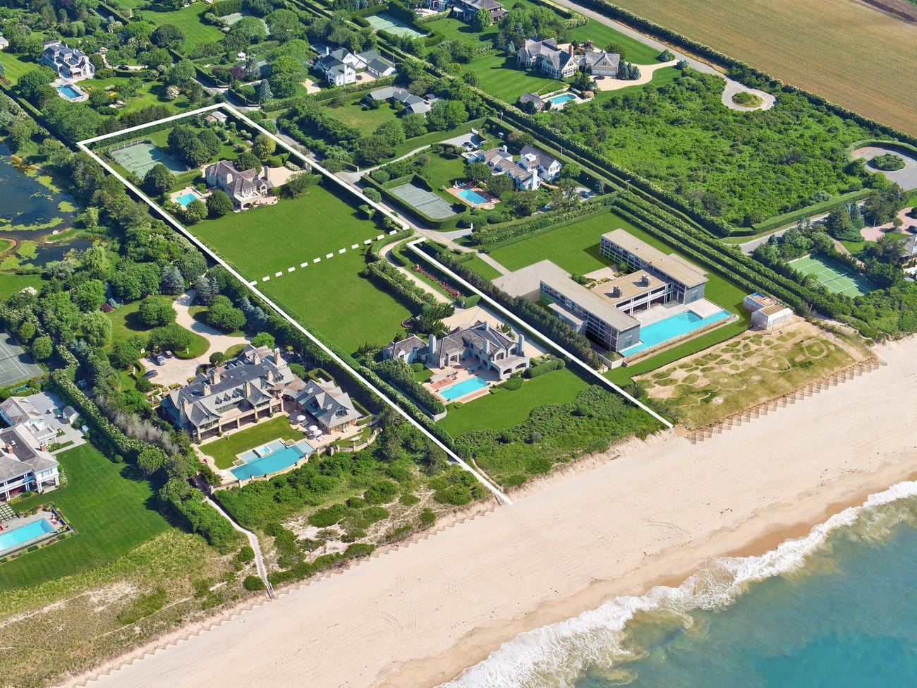 Dinh thu,  xa xi,  Hamptons,  nha giau anh 1