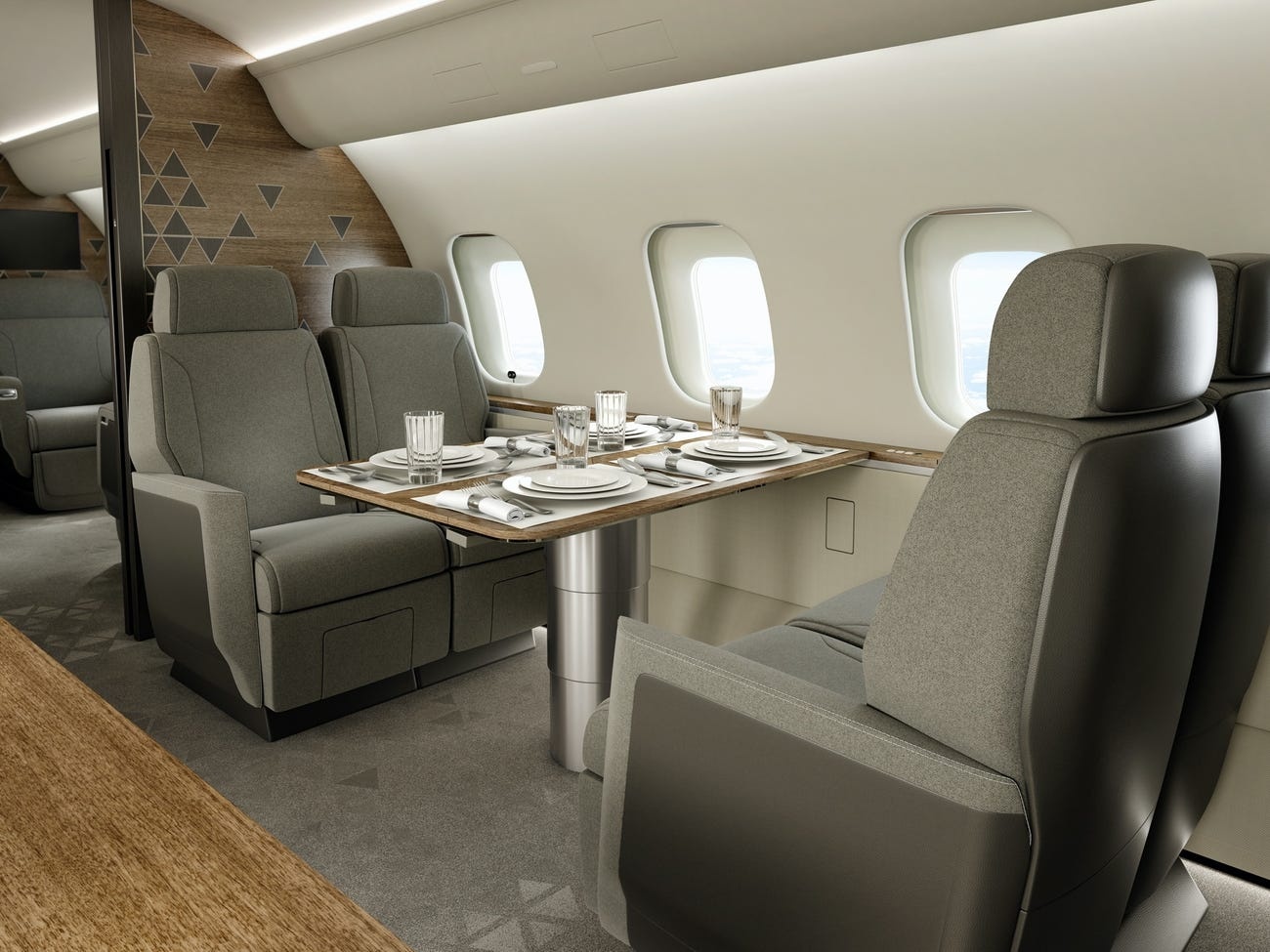 May bay ca nhan Global 5500 46 trieu USD cua Bombardier anh 6