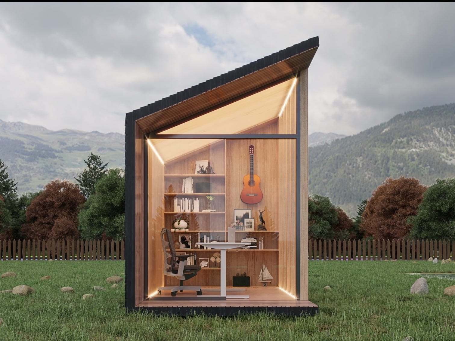 Cabin lam viec di dong 6,3 m2 gia toi 14.900 USD hinh anh