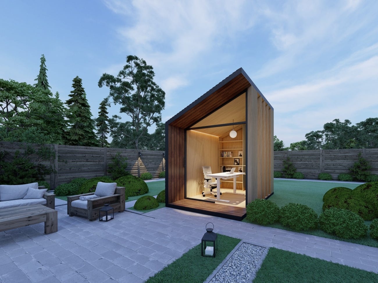 cabin lam viec,  cabin lam viec di dong,  Zen Work Pod anh 3