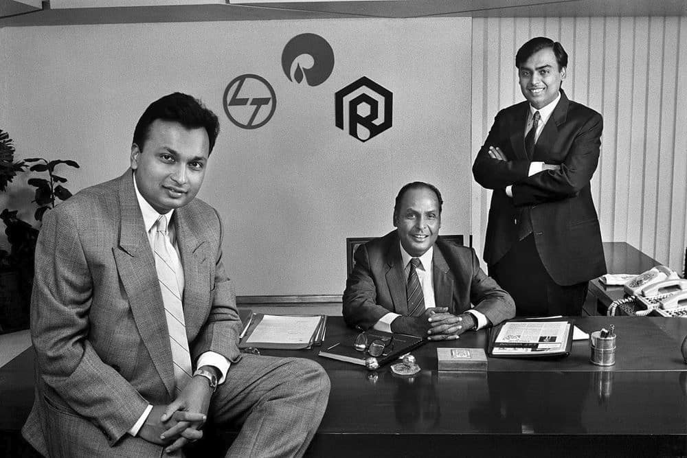 Dhirubhai Ambani,  An Do,  Mukesh Ambani,  Anil Ambani,  giau nhat An Do anh 6