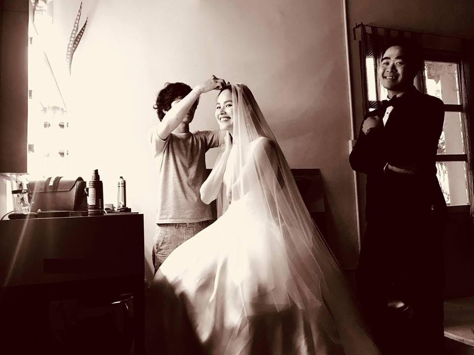 A quan Next Top Tuyet Lan va hon phu doanh nhan chup anh cuoi hinh anh