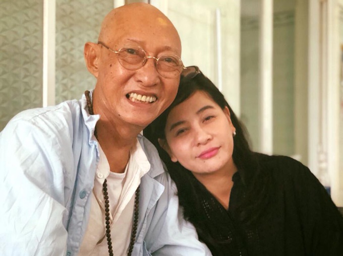 Nghe si Le Binh nam giuong hanh lang 200.000 dong tri ung thu hinh anh