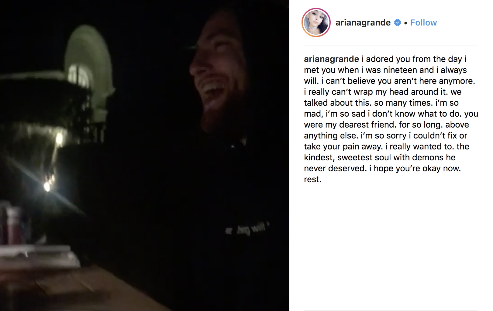 Ariana Grande tưởng nhớ bạn trai cũ  ảnh 1 Ariana Grande tuong nho ban trai cu anh 1