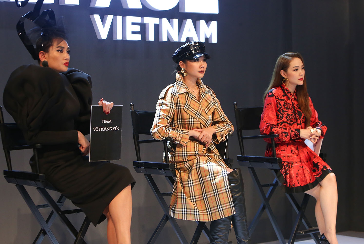 Minh Hang, Thanh Hang, Hoang Yen lien tuc mia mai nhau tai The Face hinh anh