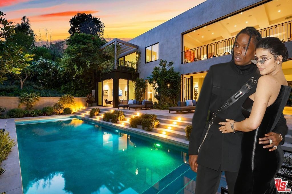 Kylie Jenner va ban trai Travis Scott mua biet thu gan 14 trieu USD hinh anh