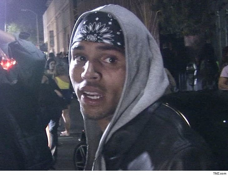 Chris Brown duoc canh sat xin loi, tra tu do sau cao buoc cuong hiep hinh anh