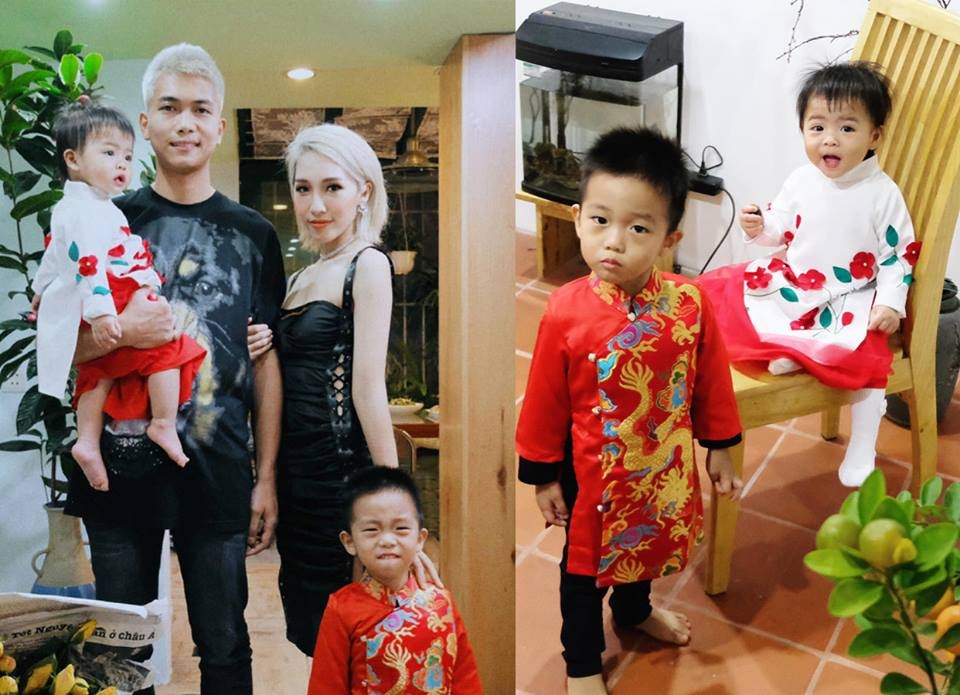 Big Daddy cong khai hinh anh gia dinh hanh phuc voi Emily va hai con hinh anh