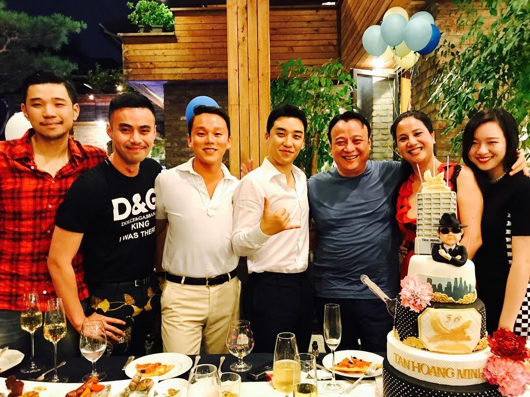 Moi quan he than thiet cua Seungri voi tap doan Tan Hoang Minh anh 6