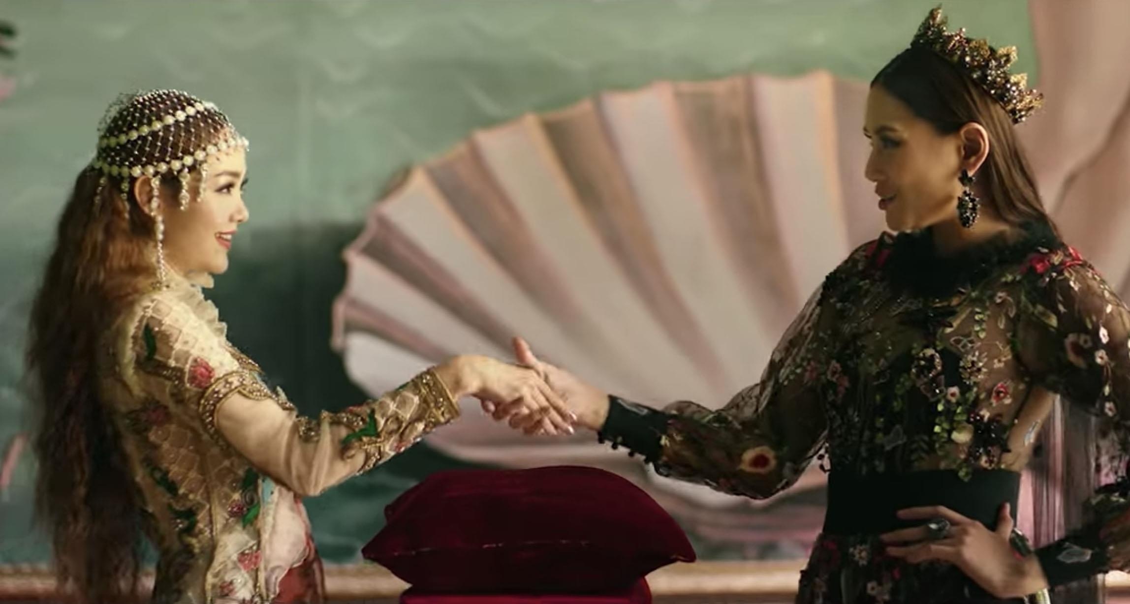 Minh Hang - Vo Hoang Yen bi nghi 'da xeo' Thanh Hang trong MV moi hinh anh