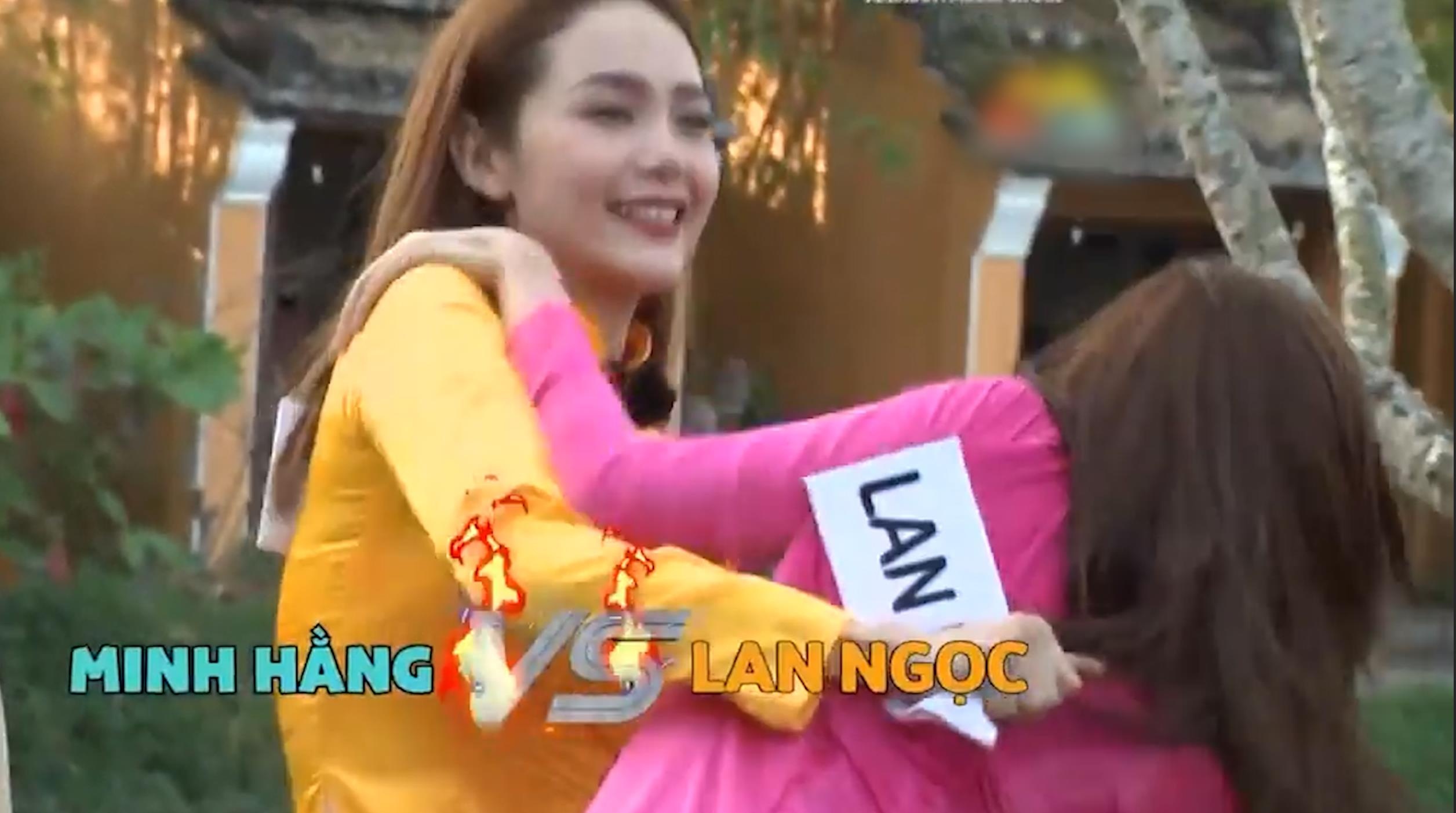 Canh Minh Hang, Lan Ngoc vat lon khong len song cua tap 2 Running Man hinh anh