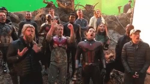 Chris Hemsworth cung dan sao 'Avengers' hat mung sinh nhat Iron Man hinh anh