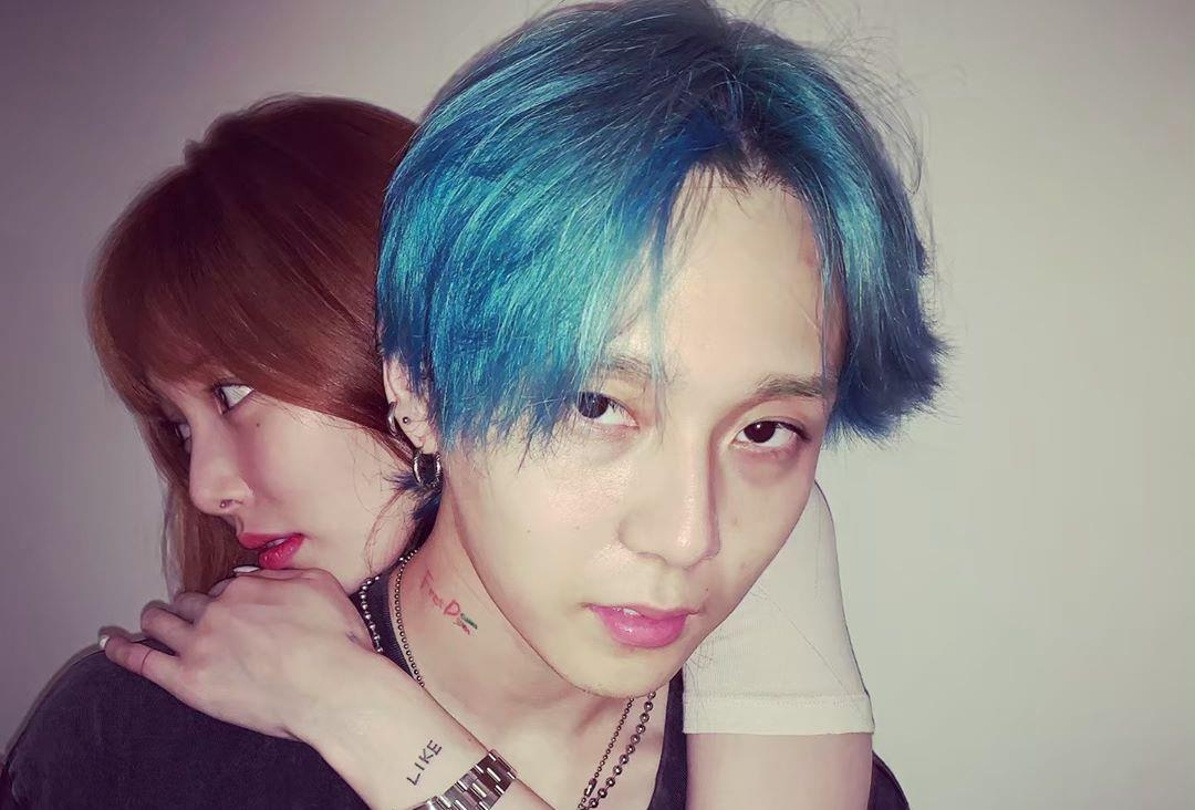 Ban trai pho phac trong bo anh ky niem 3 nam yeu nhau voi Hyuna hinh anh