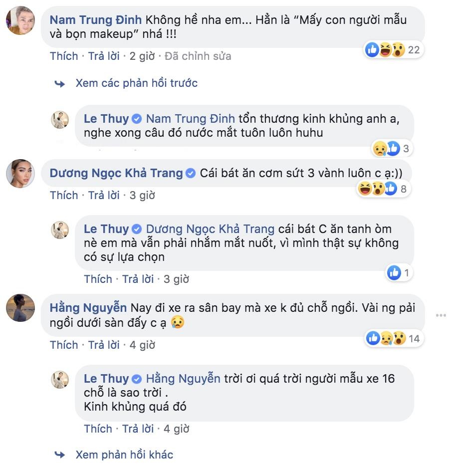 Lê Thúy tố BTC show thời trang đối xử tệ với người ảnh 2 Le Thuy to BTC show thoi trang doi xu te voi nguoi anh 2