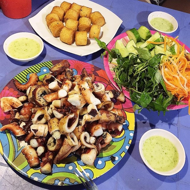 muc va bach tuoc nuong TP.HCM anh 13