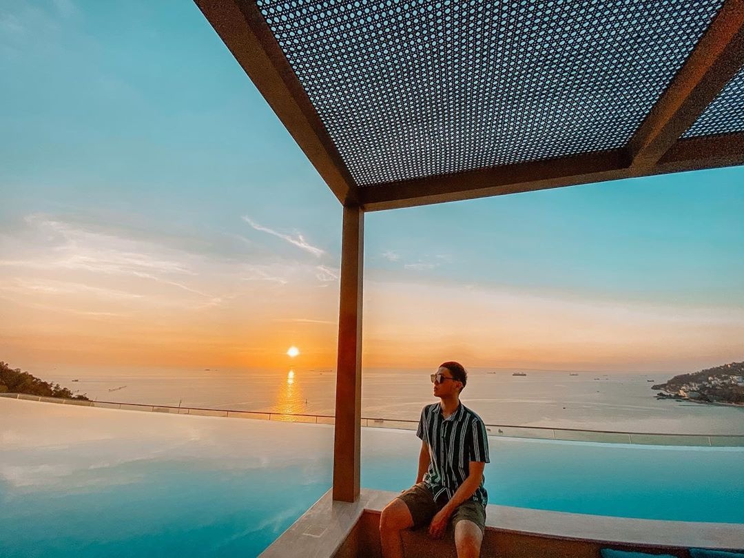 Trai nghiem ngam hoang hon view bien Vung Tau dip nghi le hinh anh