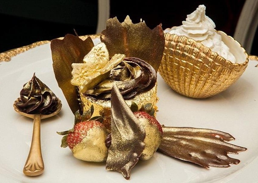 Nhung mon an dat vang chi danh cho gioi sieu giau hinh anh