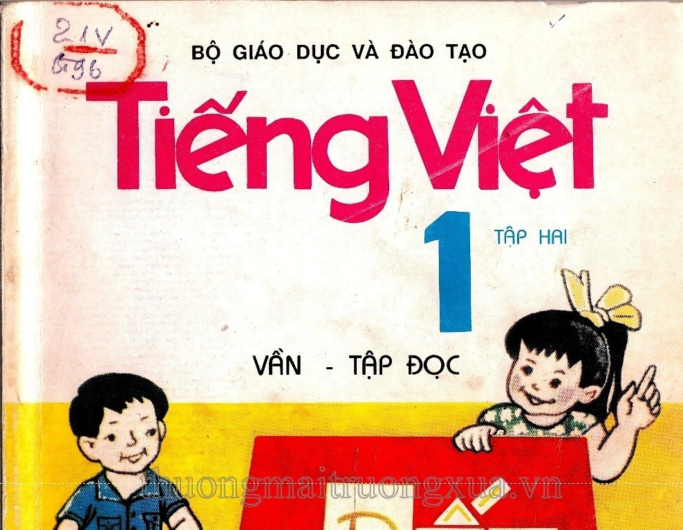 Sach Tieng Viet lop 1 cua nam 1996 hinh anh