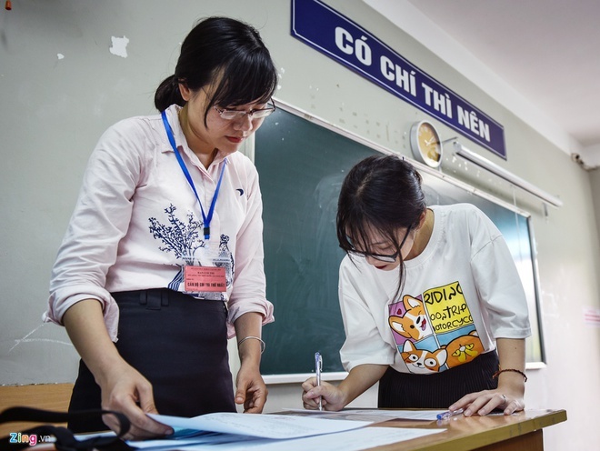 Mot truong o Phu Tho co 118 thi sinh do dai hoc tu 27 diem tro len hinh anh