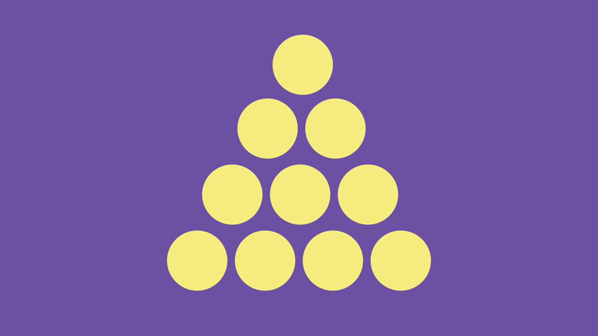 Di chuyen 3 qua bong de tao thanh tam giac nguoc hinh anh