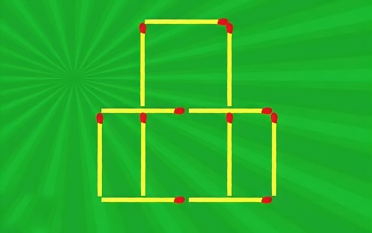 Di chuyen 3 que diem de tao thanh 11 hinh vuong hinh anh