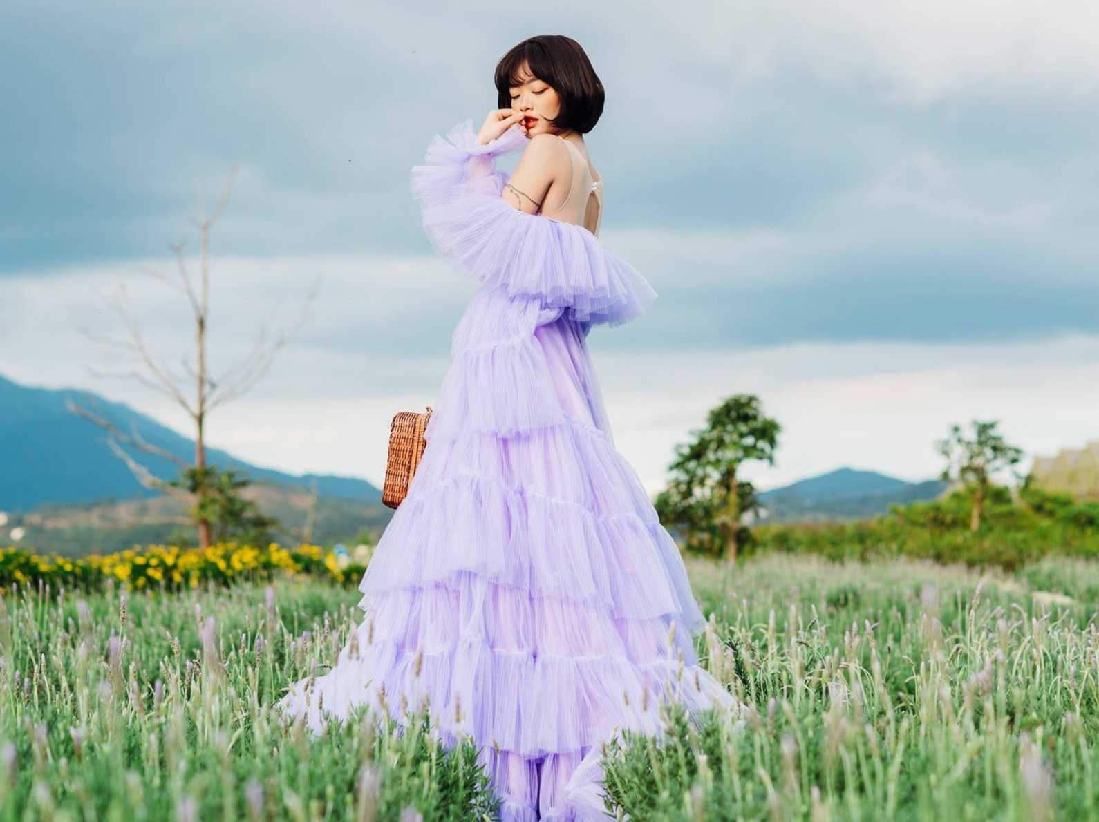 Vuon hoa oai huong moi xuat hien o Da Lat hinh anh