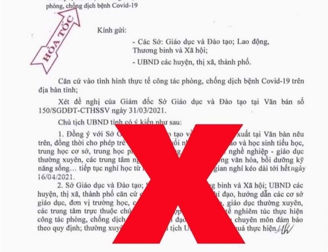 Hoc sinh lam gia van ban nghi hoc de treu dua ngay Ca thang Tu hinh anh