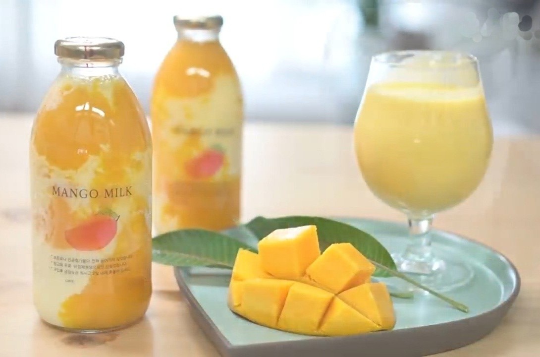 Cach lam sua xoai thom ngon don gian hinh anh