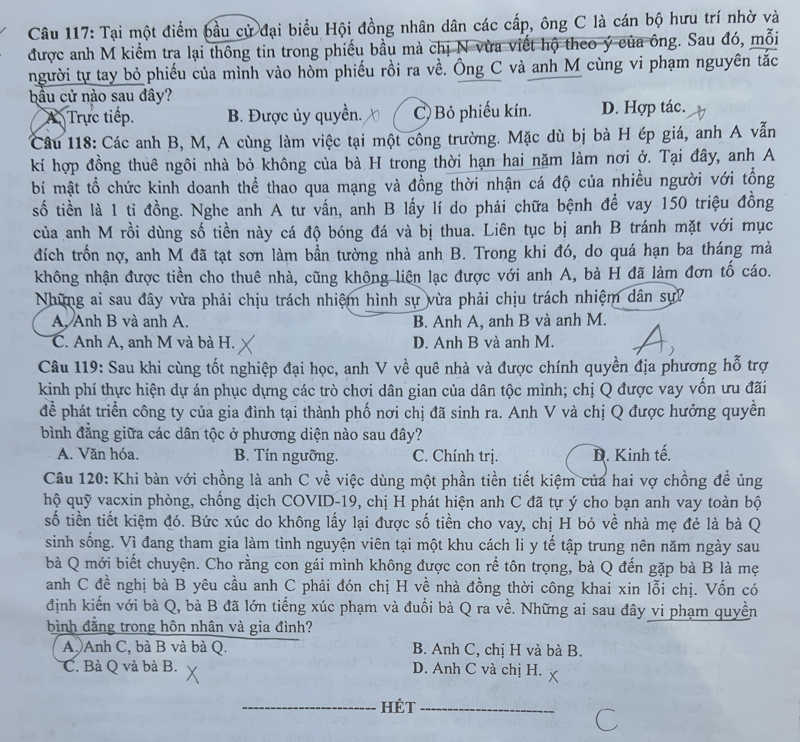 Dap an mon Giao duc Cong dan anh 5