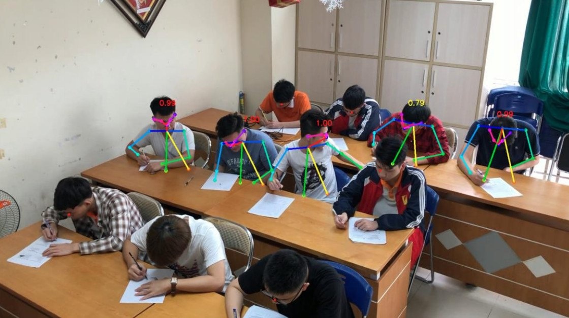 He thong phat hien gian lan thi cu cua 5 sinh vien hinh anh