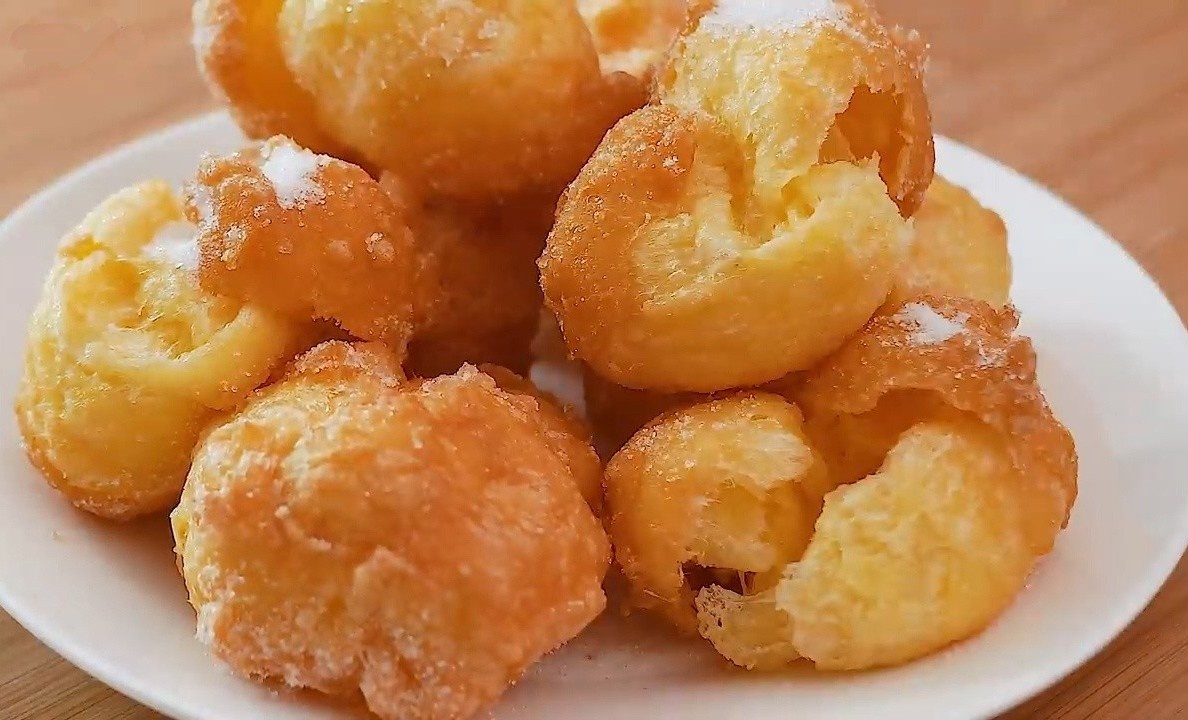 Lam banh trung phu duong khong can lo nuong hinh anh