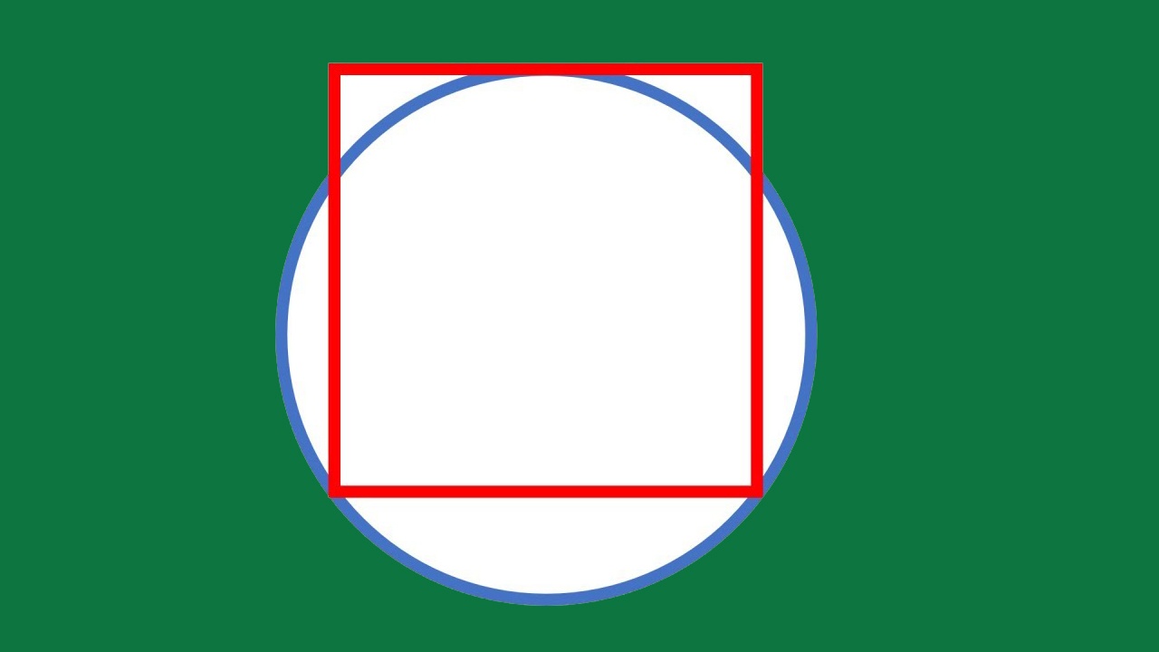 Hinh vuong hay hinh tron lon hon? hinh anh