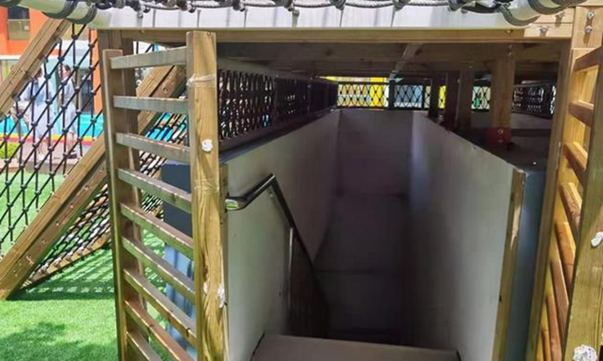 Phat hien quan karaoke ngam duoi truong mam non o Trung Quoc hinh anh