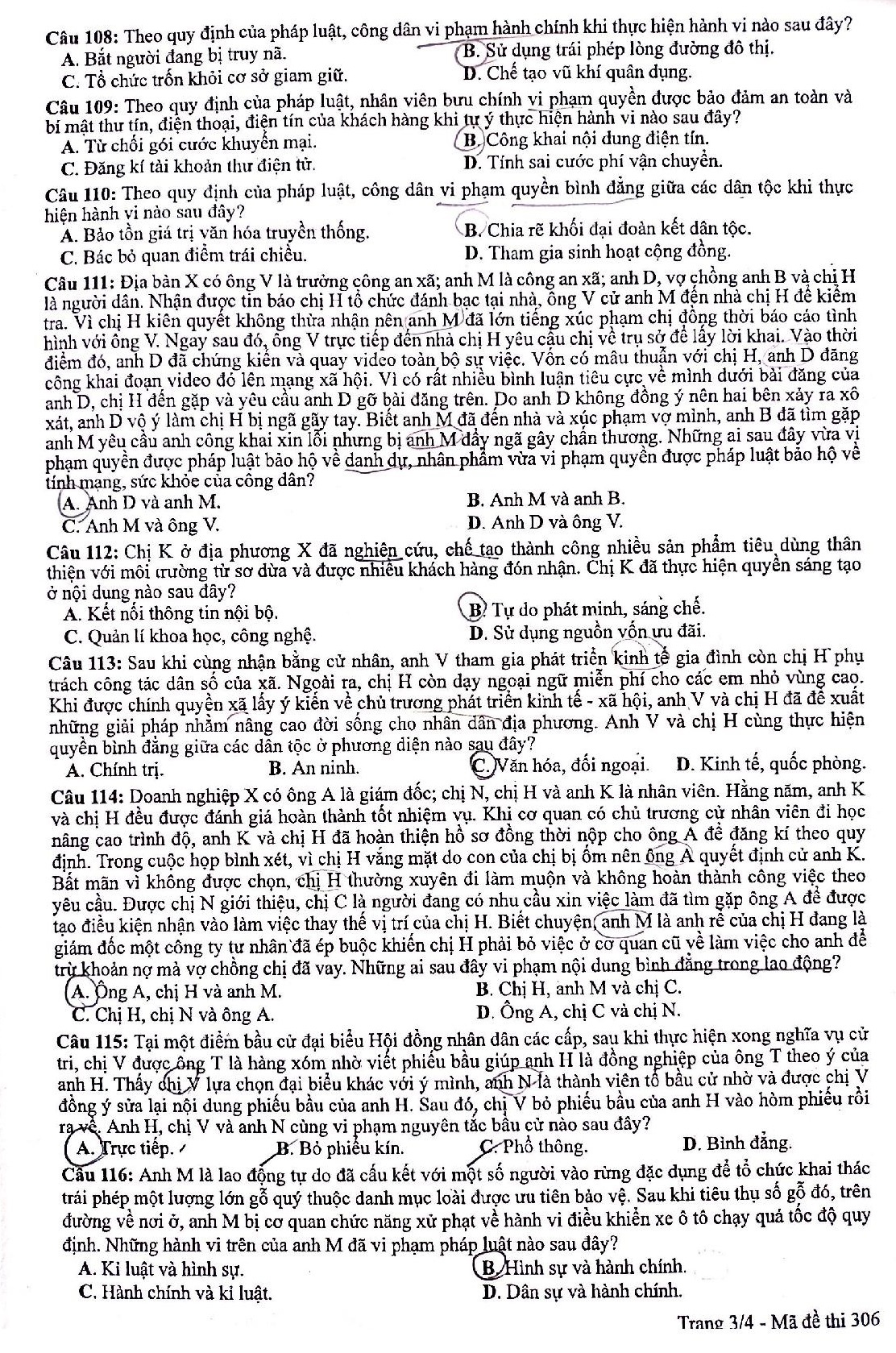 goi y dap an mon GDCD anh 5