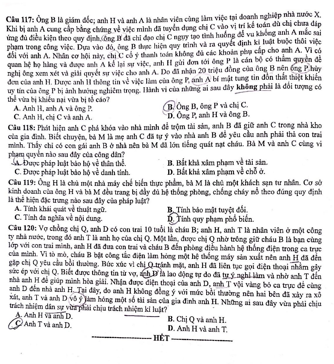 goi y dap an mon GDCD anh 6