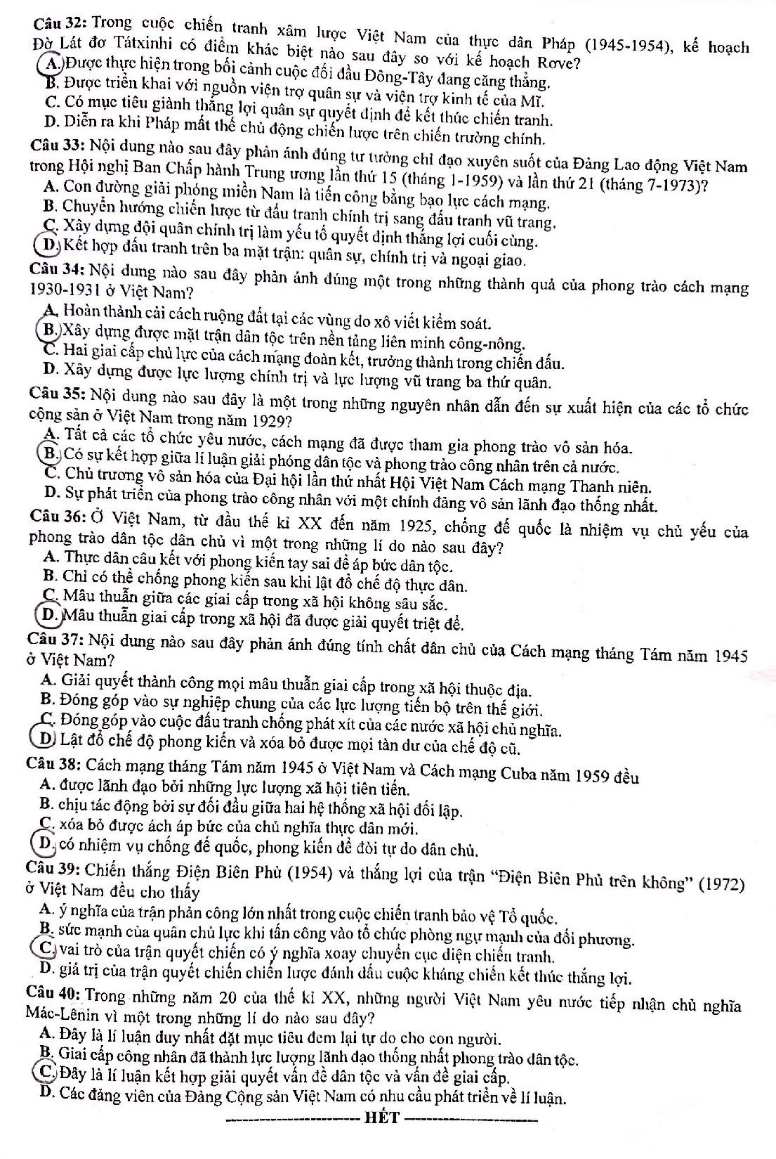 dap an de thi mon Lich su 2022 anh 5