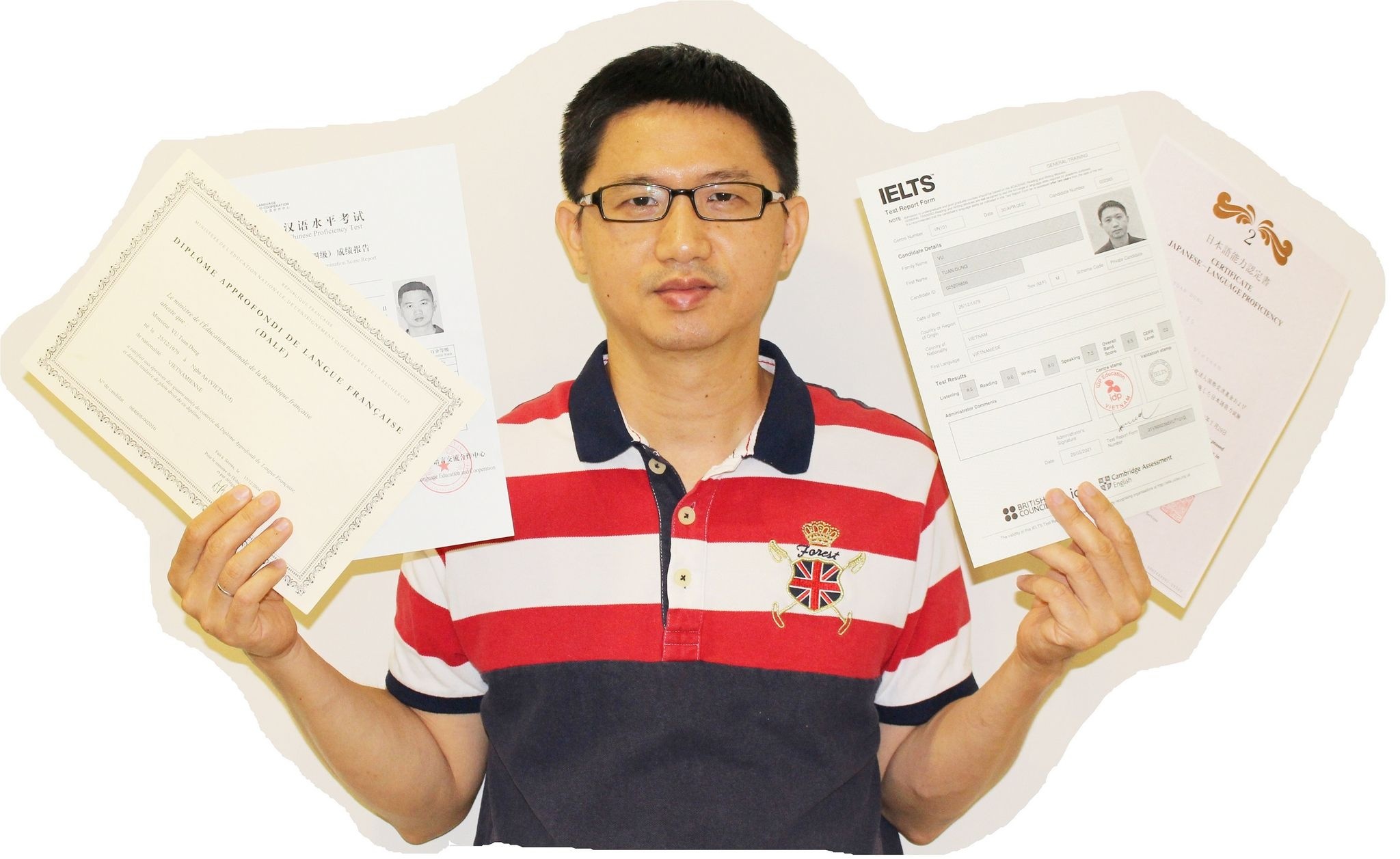 Cach hoc ngoai ngu cua nguoi dan ong thao 4 thu tieng hinh anh