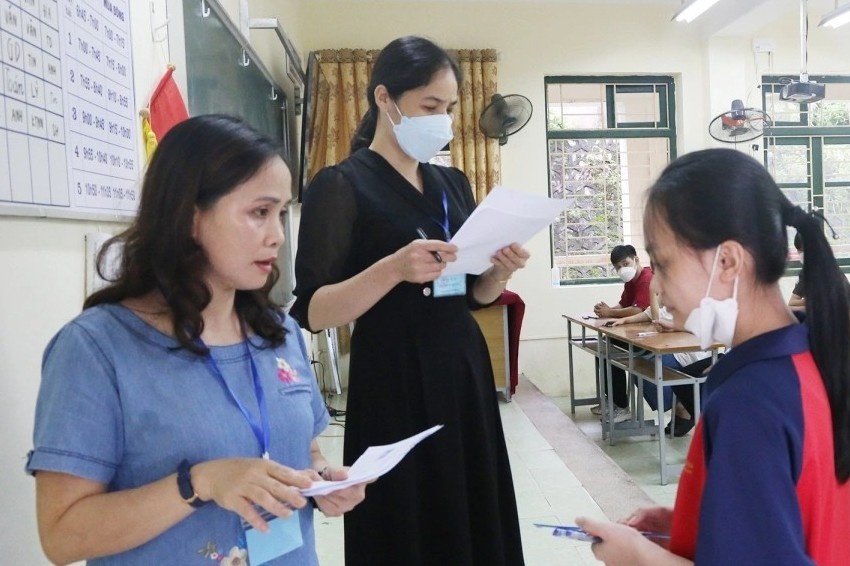Tren 72% bai thi vao lop 10 tai Bac Kan chi dat diem duoi trung binh hinh anh