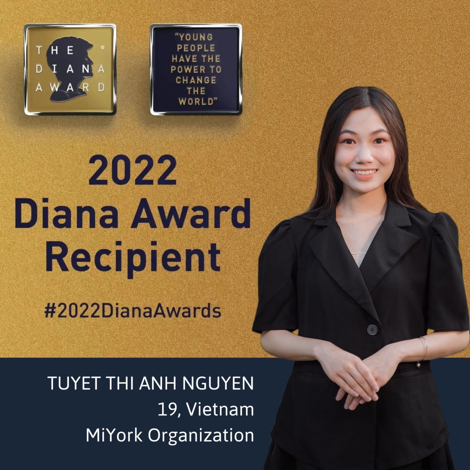 nữ sinh nhận giải Diana ảnh 1 nu sinh nhan giai Diana anh 1
