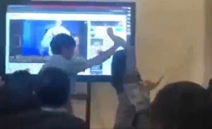 clip giao vien khoa tay anh 1