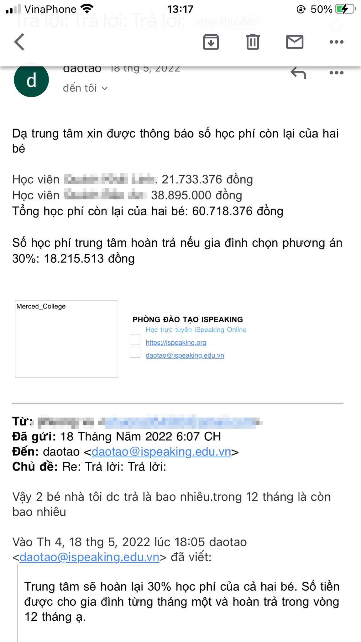 phụ huynh đòi tiền Apax ảnh 4 phu huynh doi tien Apax anh 4