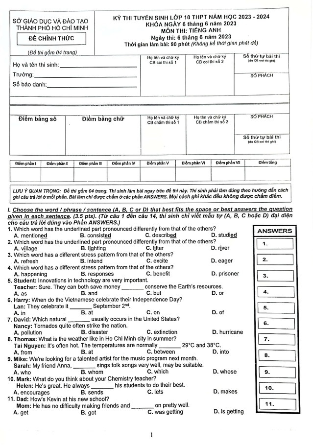 thi lop 10 TP.HCM anh 1