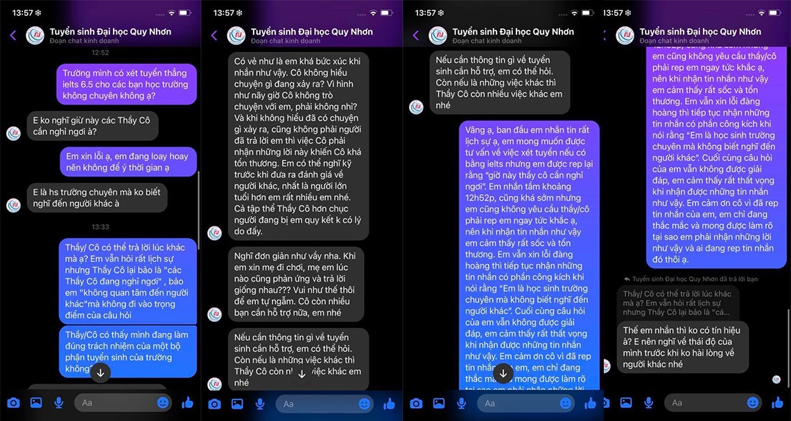 DH Quy Nhon xin loi anh 1