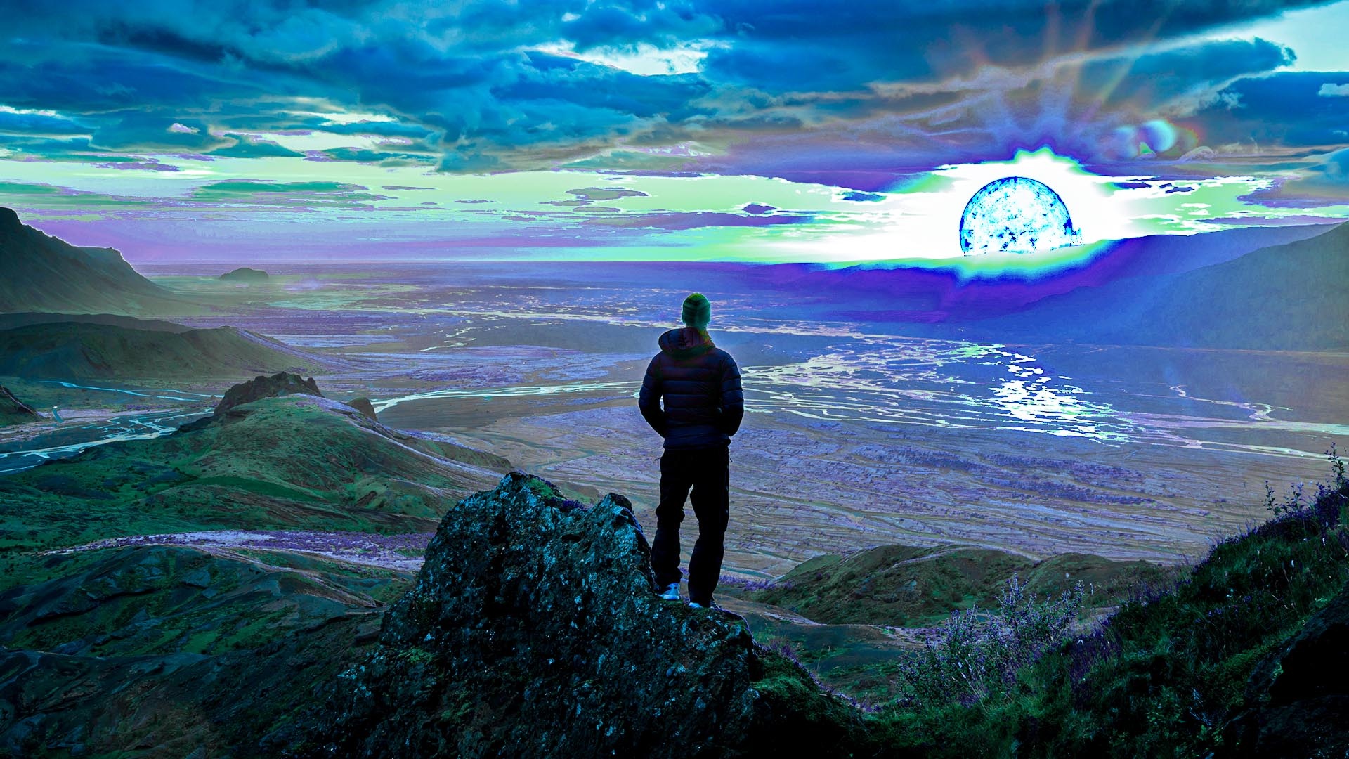 Trai Dat se ra sao neu Mat Troi la mot ngoi sao mau xanh lam hinh anh